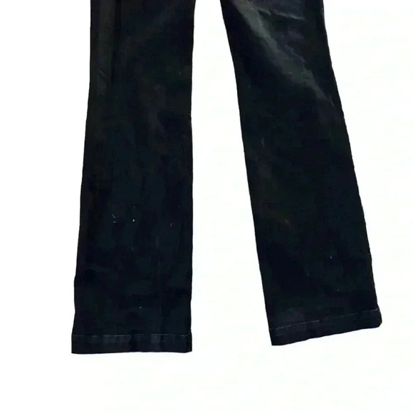 Massimo Dutti High-Rise Wide Leg Black Jeans SZ 2 - Picture 5 of 8